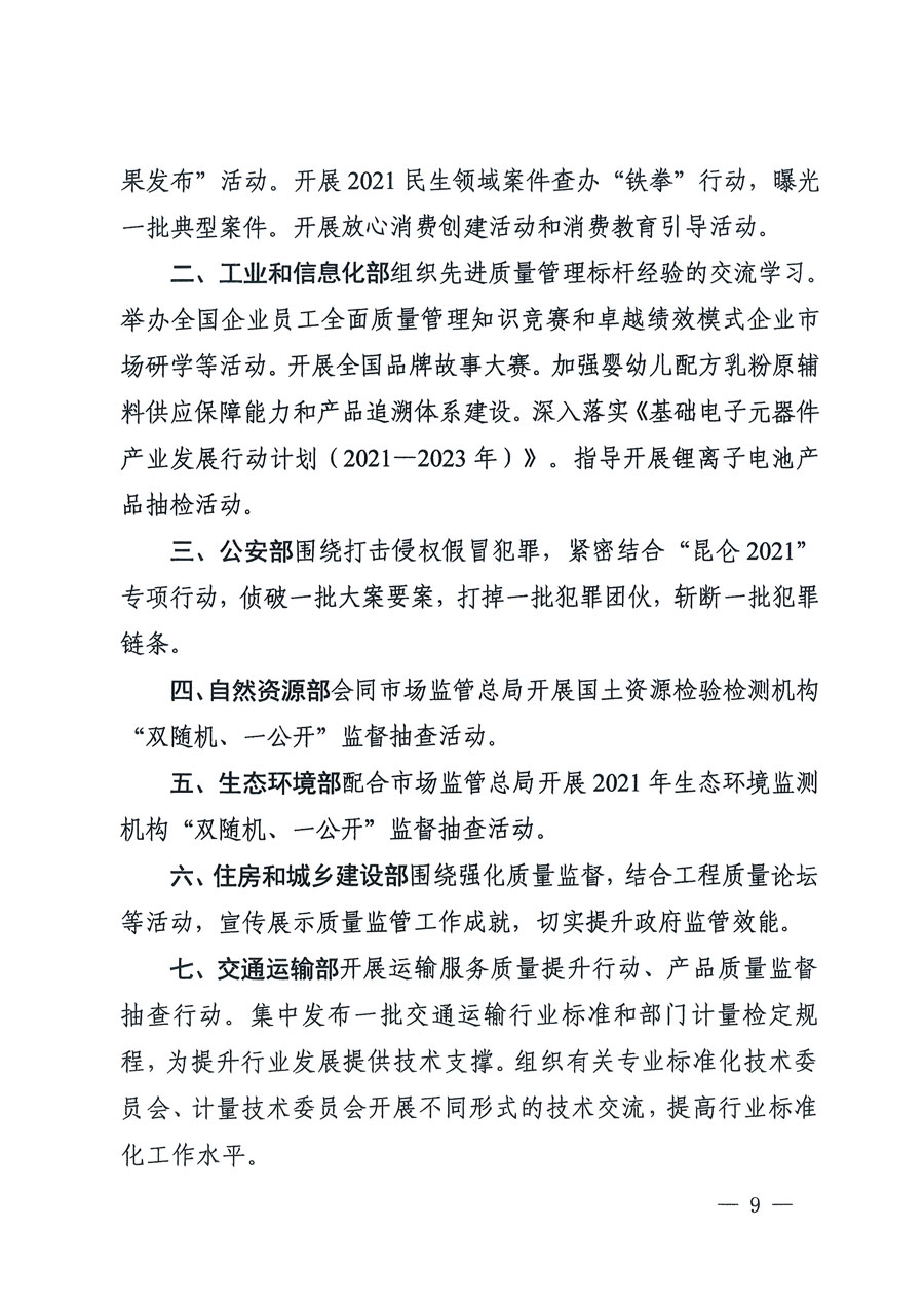 市場監(jiān)管總局等16個部門關于開展2020年全國“質量月”活動的通知(國市監(jiān)質〔2020〕133號)